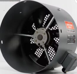 Force ventilation fans for electric motors