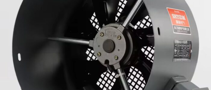 Force ventilation fans for electric motors